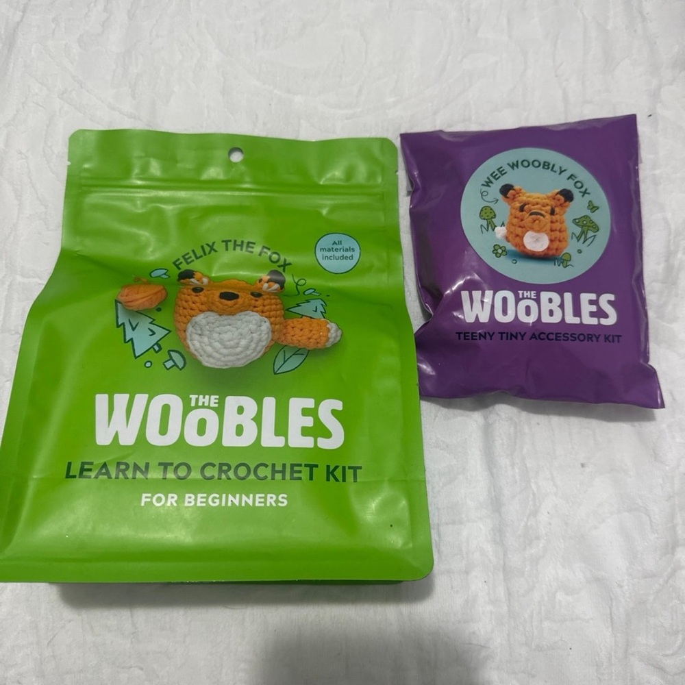 1 The Woobles Felix The Fox Kit and 1 the Wee Wobbly Fox Kits.